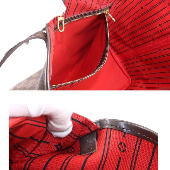 Louis Vuitton Damier Neverfull GM Tote Bag Ebene Cerise - Picture 8 of 8